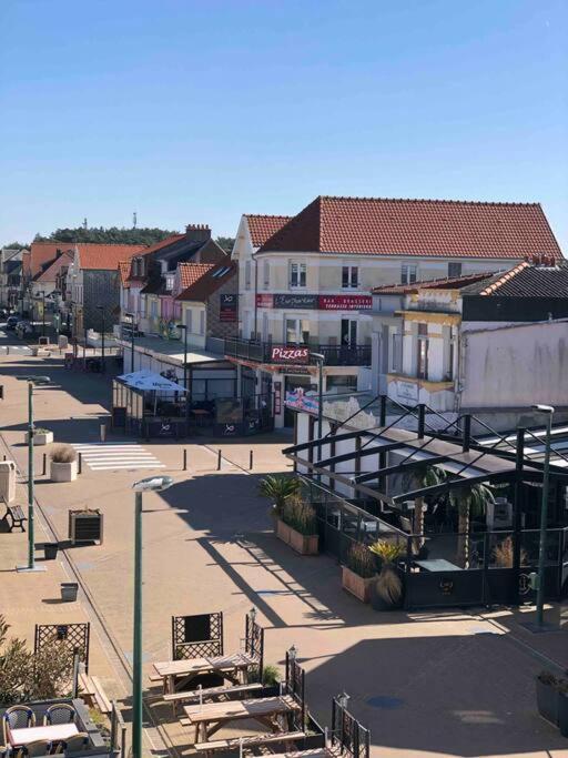 Appart Marion Vue Mer Avec Wifi Sur Quend Plage Exterior foto